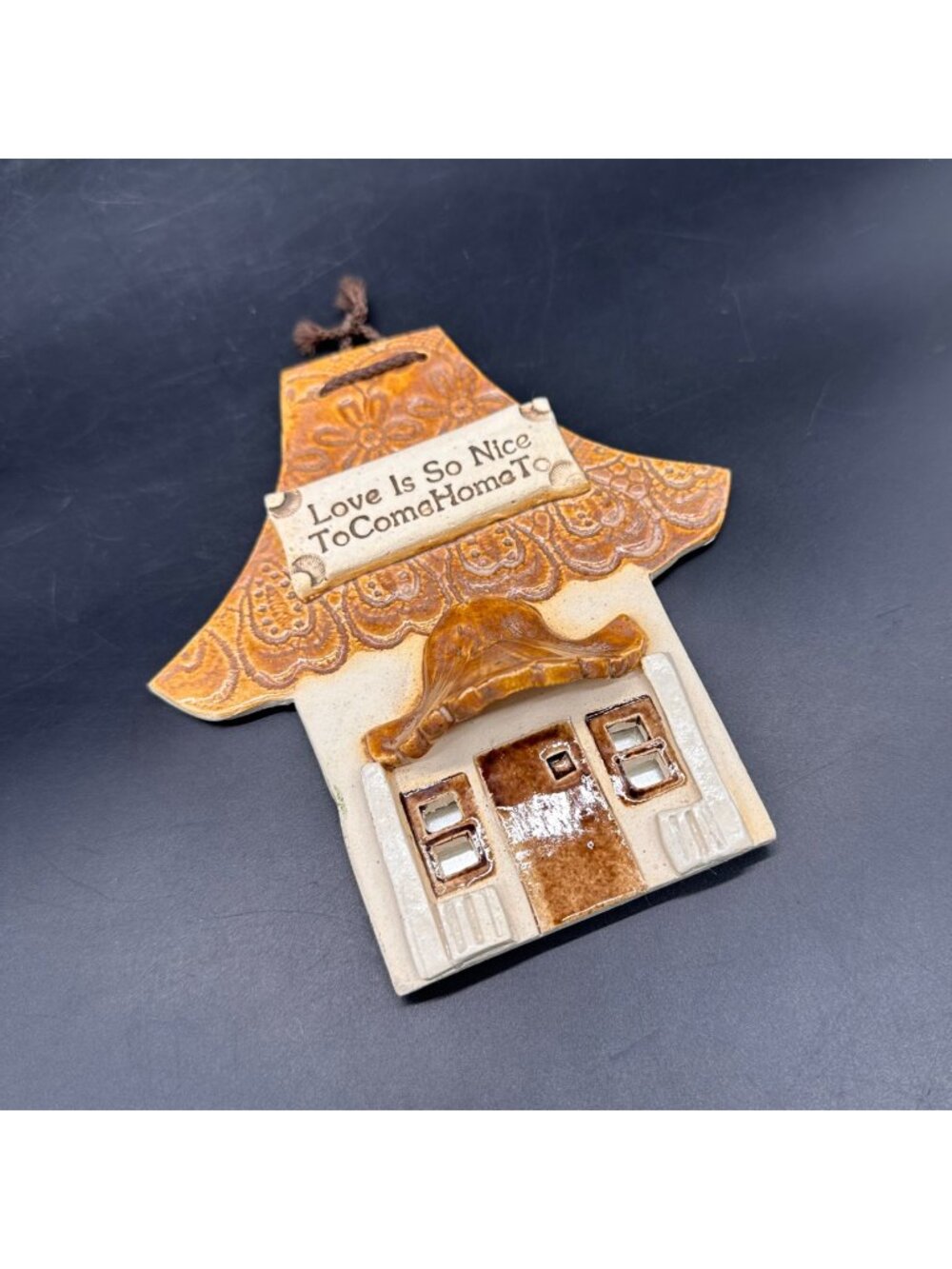 Vintage House Wall Decor Love Is So Nice To Come Home To Rustic Housewarming